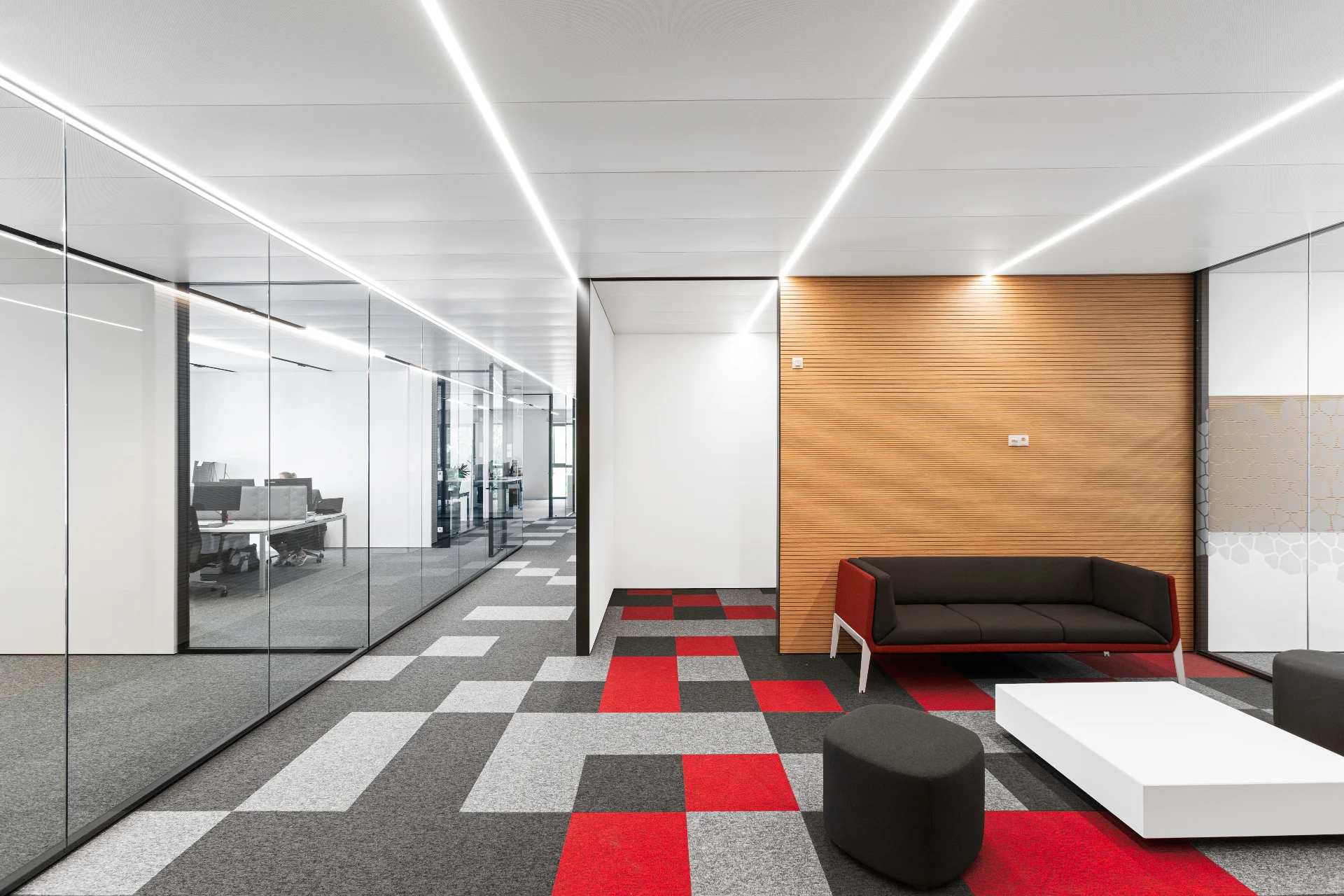 Square Led Row